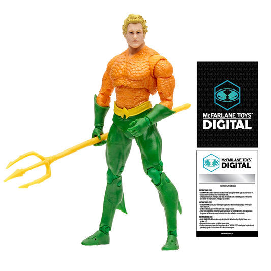 McFarlane Toys - DC Direct Aquaman (DC Classic) 7in Action Figure with Digital Collectible
