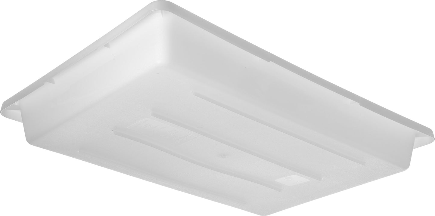 Carlisle FoodService Products Storplus 5 Gallon Food Storage Container with Stackable Design for Kitchen and Restaurants, Polyethylene (Pe), White