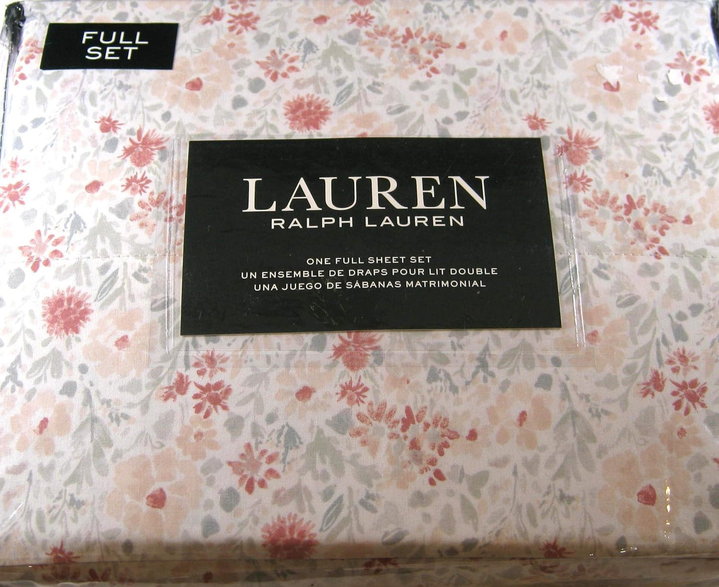 Home Collection Luxurious Cooling Sheets- Deep Pockets fit up to 16'' - Wrinkle Free 100% Cotton-Hotel Quality 4pc Sheet Set (Pink Margaret, Full)