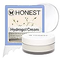 Honest Beauty Mini Hydrogel Cream with Hyaluronic Acid, Lightweight Moisturizing Water Gentle for Sensitive Skin, Fragrance-Free, Vegan, Travel Size