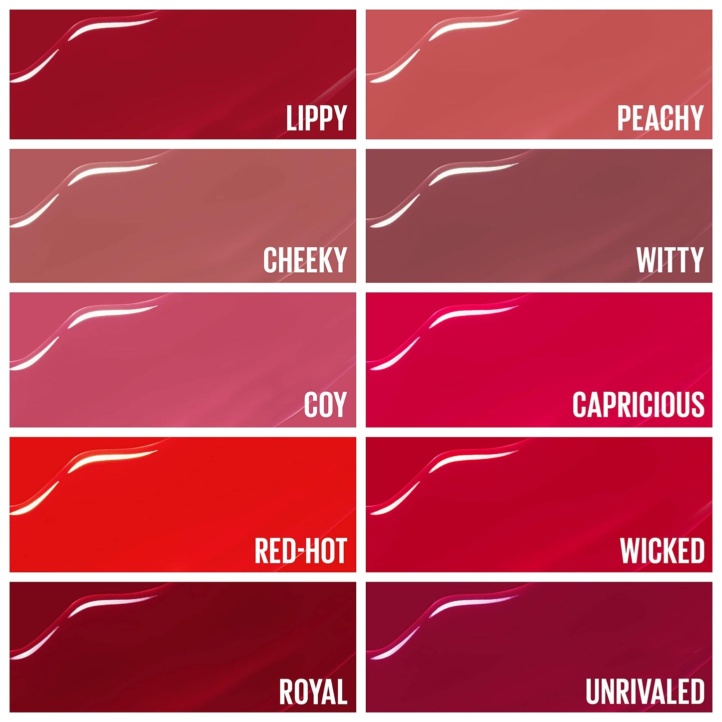 Maybelline Super Stay Vinyl Ink Longwear No-Budge Liquid Lipcolor Makeup, Highly Pigmented Color and Instant Shine, Lippy, Cranberry Red Lipstick,