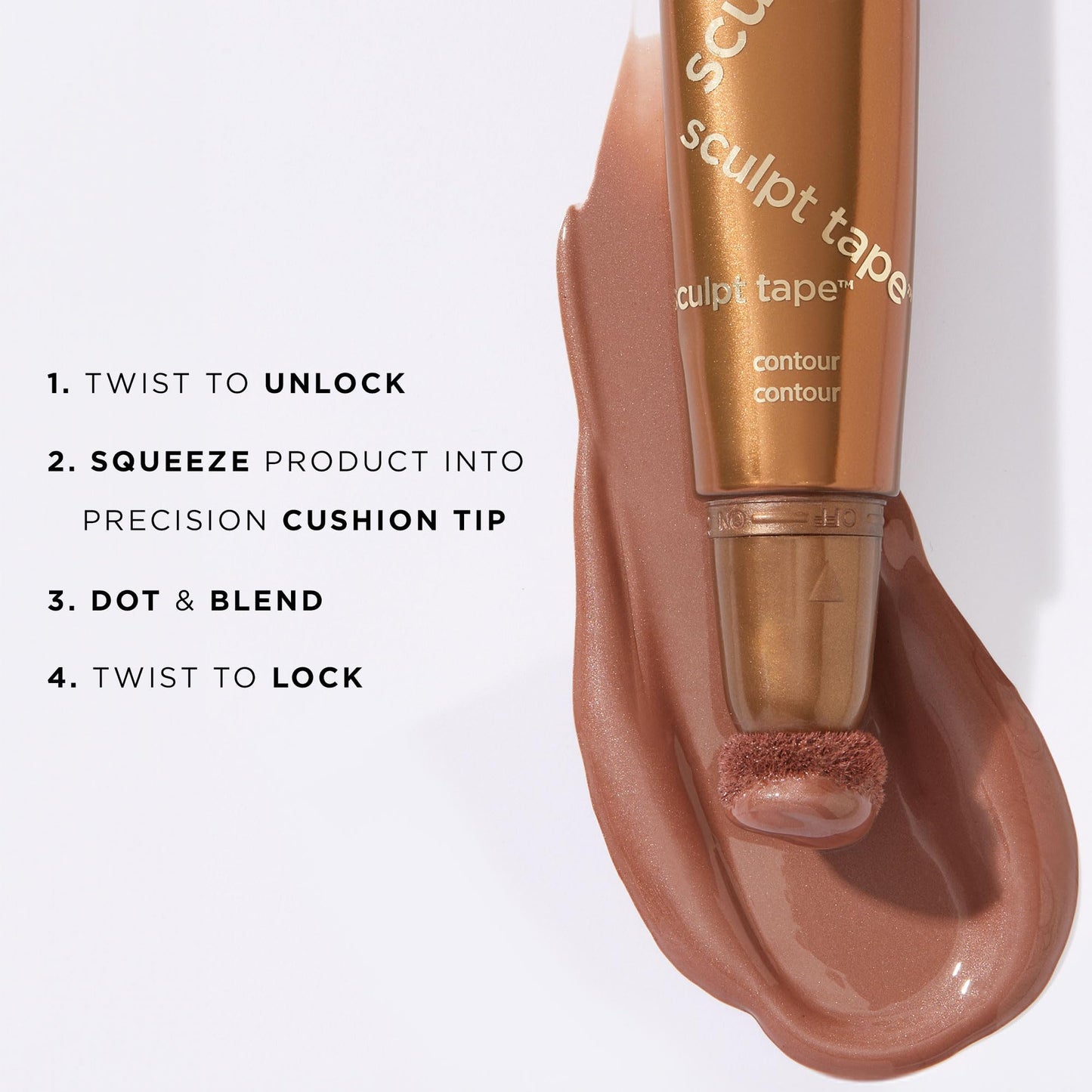 tarte sculpt tape contour - Lightweight Cream Bronzer with Shea Butter for Blendable, Buildable Contour & Natural Looking Sculpted Glow, Vegan