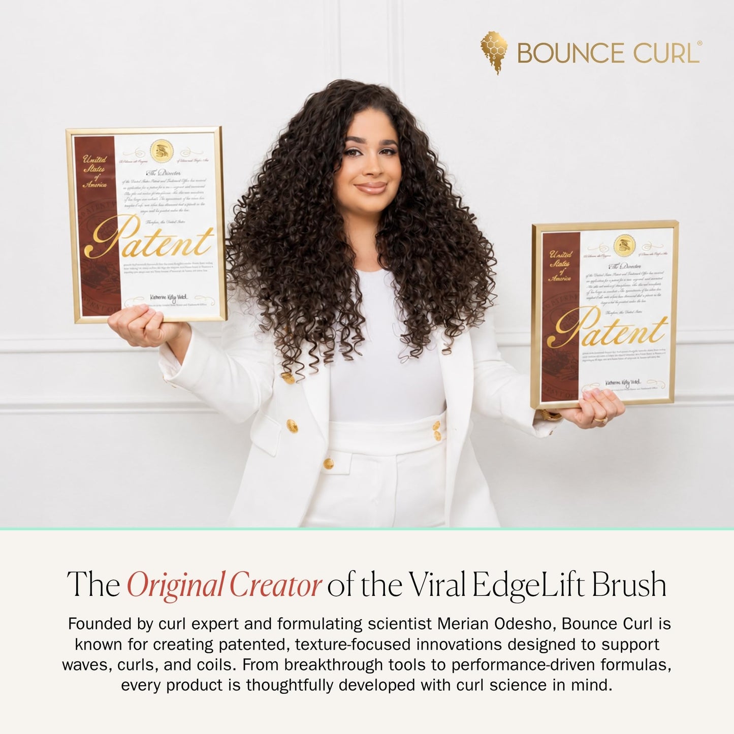 Bounce Curl Volume EdgeLift Brush, 5-in-1 Tool for Volumized Waves, Curls & Coils - Raspberry Beauty and Personal Care Bounce Curl