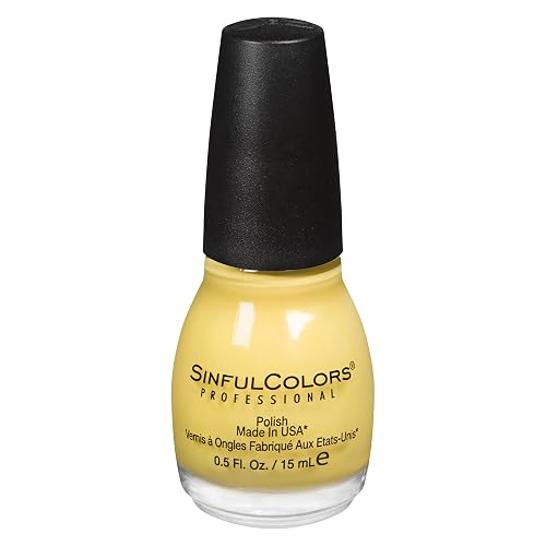 Sinfulcolors, Nail Color Yolo Yellow Beauty & Personal Care SinfulColors