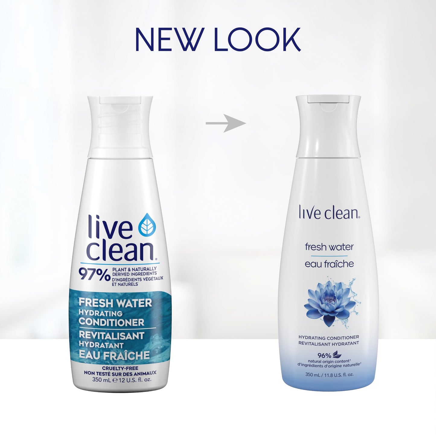 Live Clean Conditioner, Hydrating Fresh Water, 12 Oz