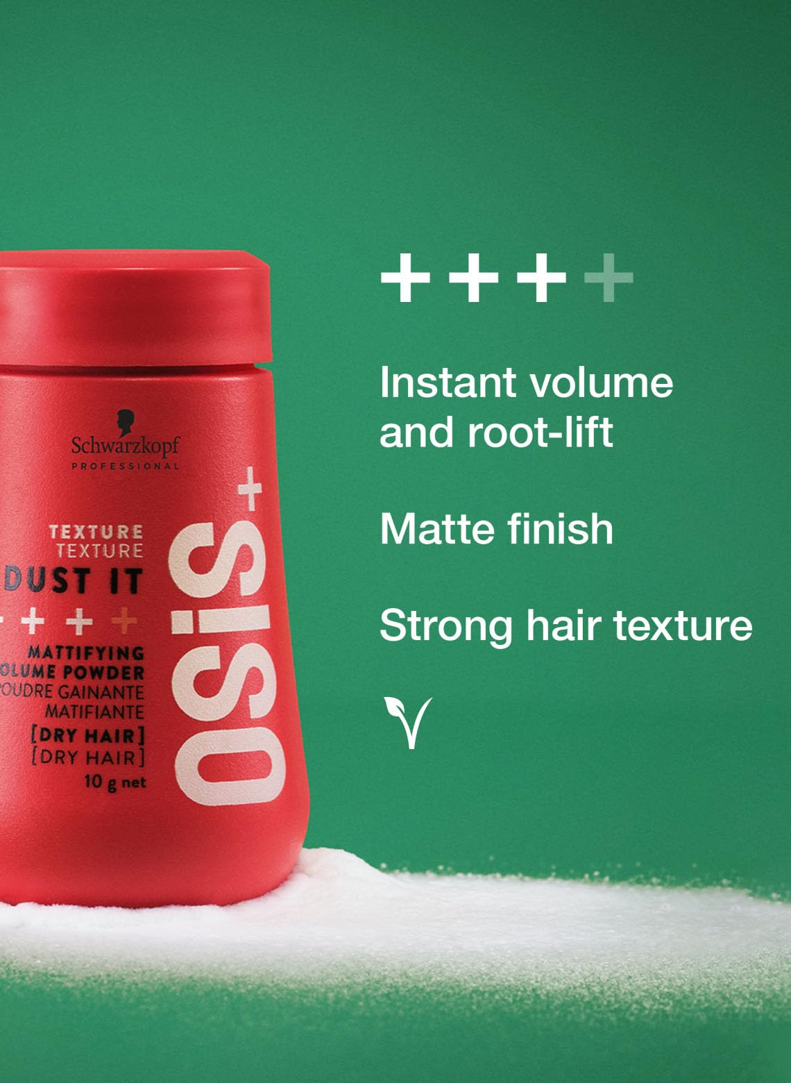 OSiS+ Dust It - Mattifying Volume Powder - long-lasting Hold, Strong Control and Separation - Matte Effect Texturizer Product for Wild Hair Styling Beauty and Personal Care OSiS+