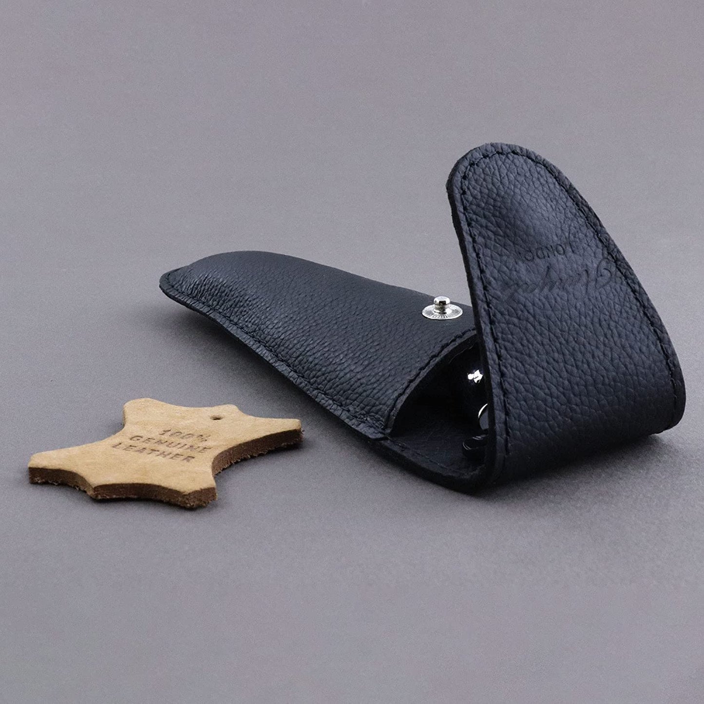 Haryali London Razor Case - Pure Leather Safety Razor Case - Triple Blade Shaving Razor Case - Travel Size Shaving Pouch Holder - Razor Cover for Men Beauty and Personal Care Haryali London