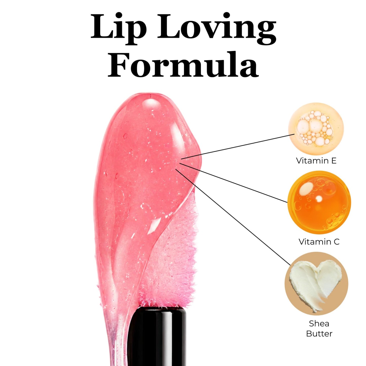 LUMINESS Hot Kiss Lip Plumper Gloss | Hydrating, Volumizing Lip Oil - Lip Gloss with Shea Butter & Vitamin E, Lip Stain, Lip Moisturizer, Long-Lasting