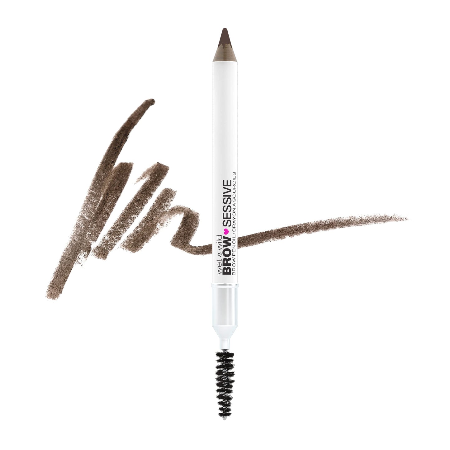 wet n wild Brow-Sessive Brow Pencil, Ultra-Precise Dual Ended Spoolie Brush for Perfect Buildable Blendable Shaping, Natural Lasting Shades for Every…