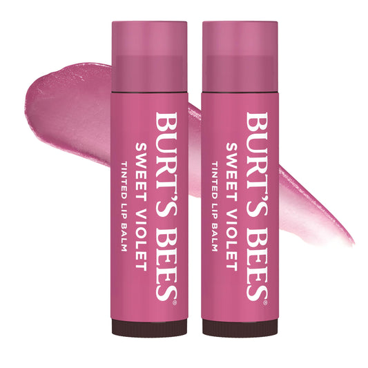Burt's Bees 100% Natural Tinted Lip Balm, Sweet Violet, 0.15 Oz, Pack of 2 Beauty and Personal Care Burt's Bees