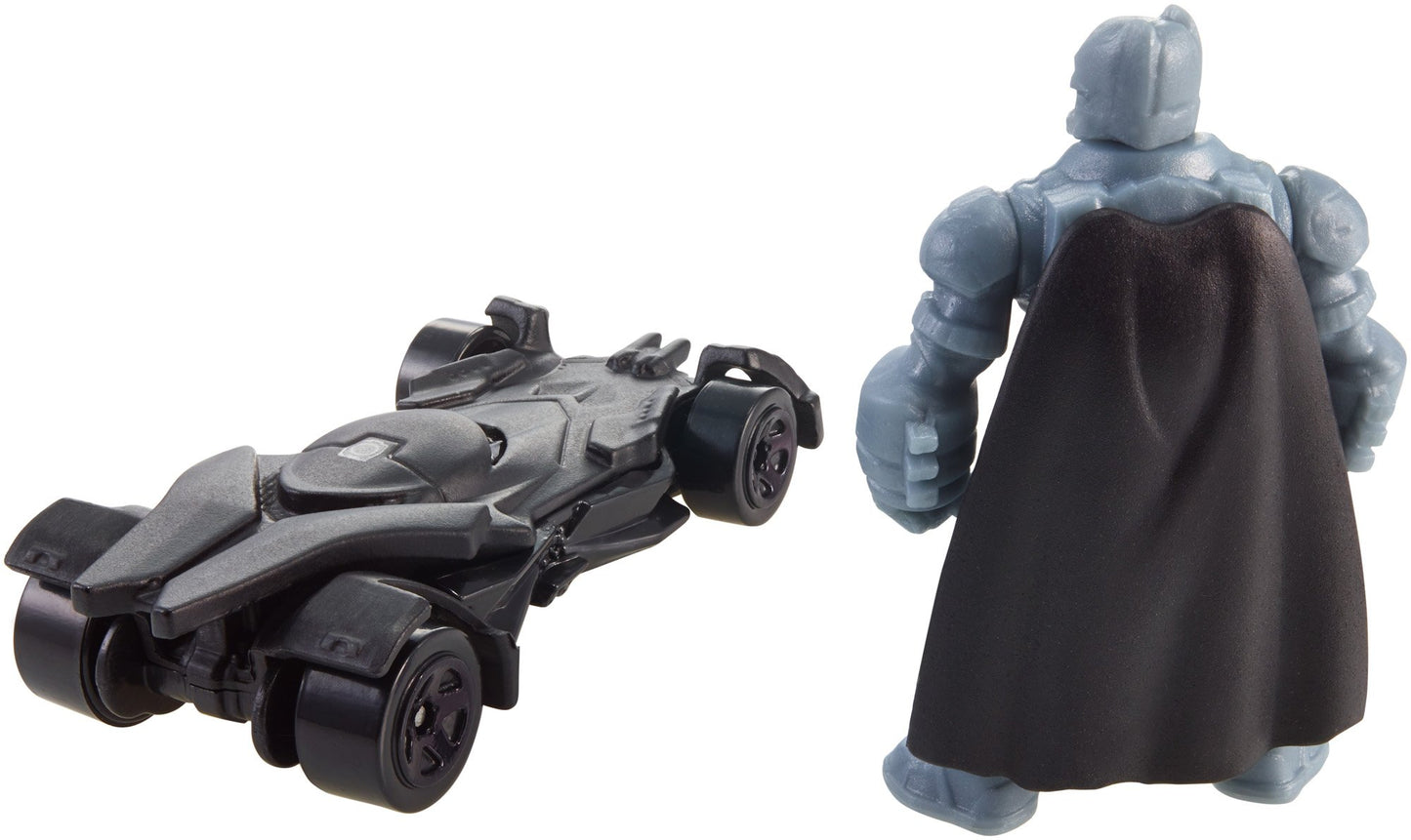 Hot Wheels Batman v Superman Dawn of Justice Armored Batman Mini & Batmobile Vehicle