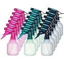 My Battery Supplier Empty Spray Bottle 8 oz. Frosted Assorted Colors (Pack of 18)