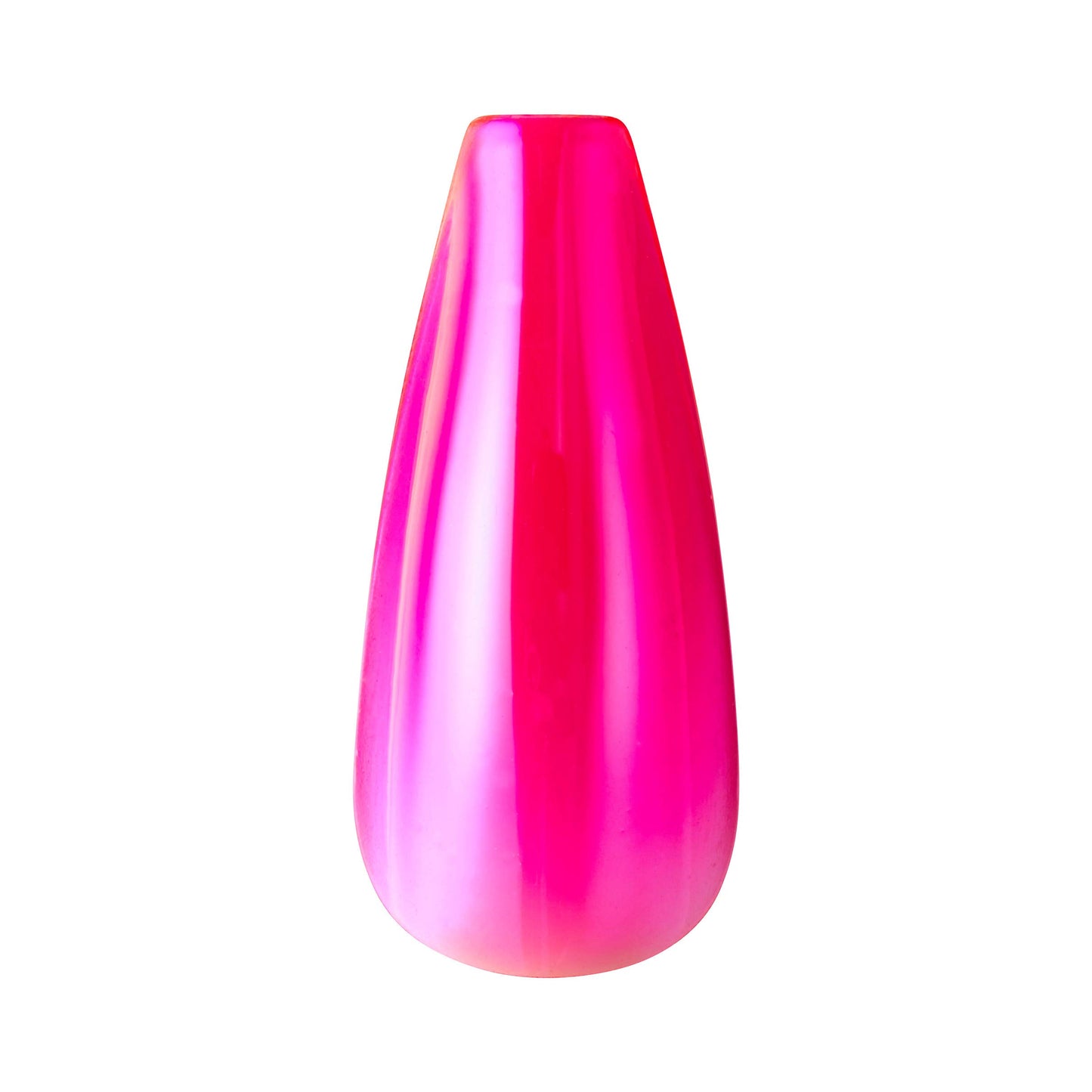 KISS Jelly Fantasy On-Trend Translucent Sculpted Nails, Long, Coffin, “Jelly Baby”, Durable, Easy To Apply, Includes Pink Gel Nail Glue, Mini Nail