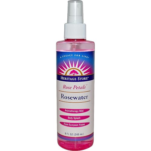 Heritage Products Rose Water, 8 Ounce - 6 per case.