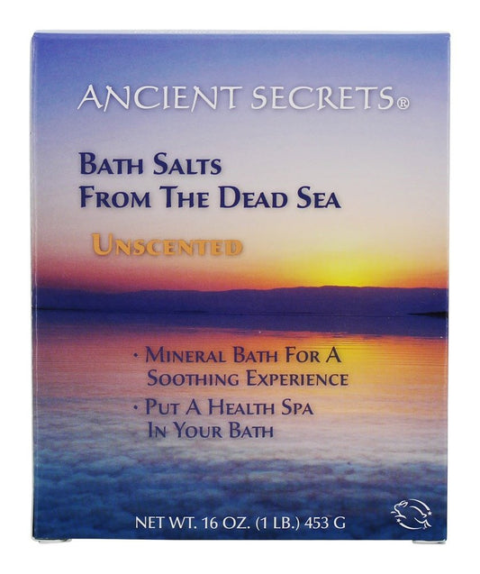 ANCIENT SECRETS Bath Salts from The Dead Sea, Unscented, 16 Ounce Beauty and Personal Care ANCIENT SECRETS