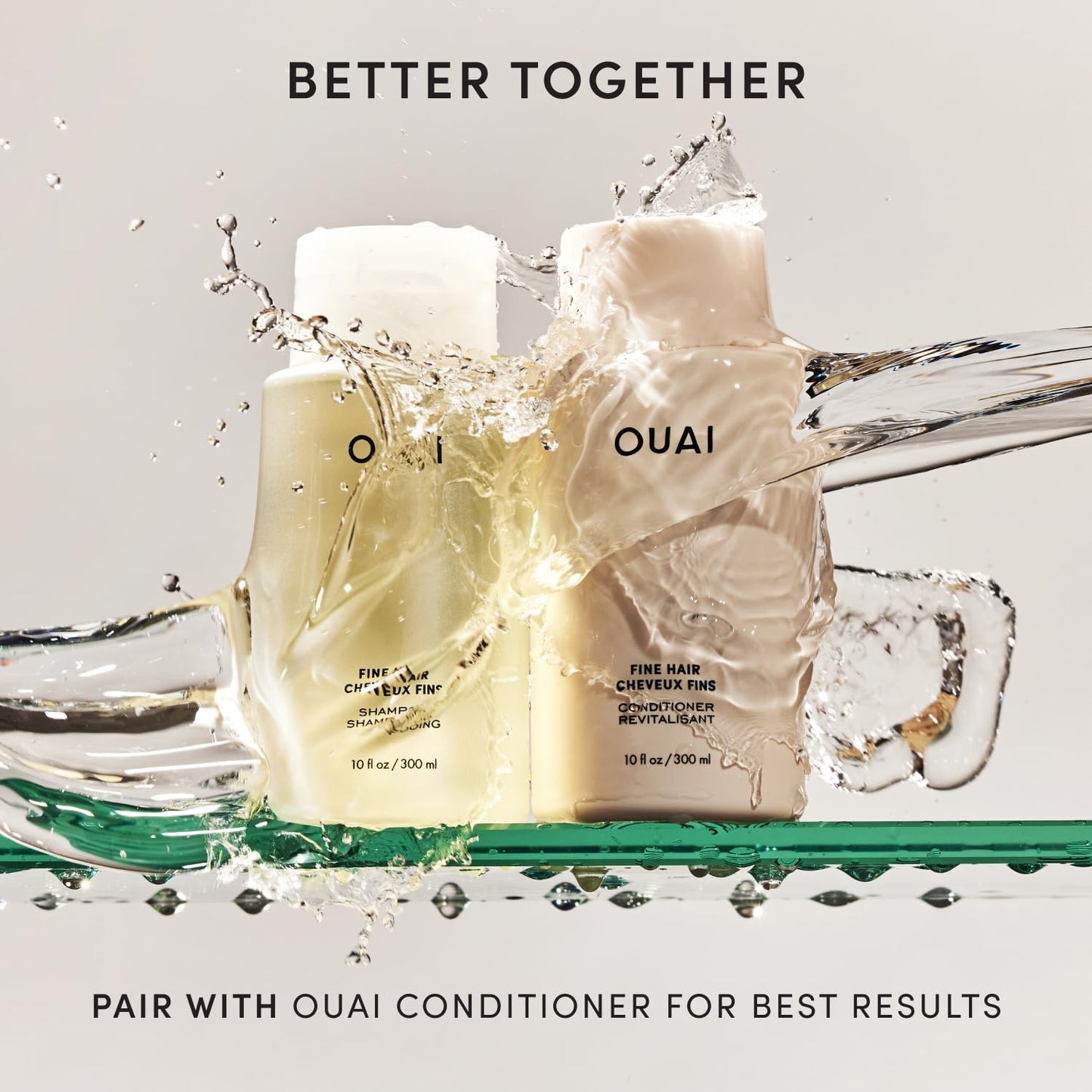 OUAI Fine Hair Shampoo - Biotin Thickening Shampoo for Flat, Thin Hair - Volumizing & Strengthening Keratin & Chia Seed Oil for Women & Men Beauty and Personal Care OUAI