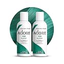 Adore Semi Permanent Hair Color (165 Clover) (2 Pack) | Vegan & Cruelty-Free Green Hair Dye | No Ammonia, No Peroxide, No Alcohol | 4 Fl Oz
