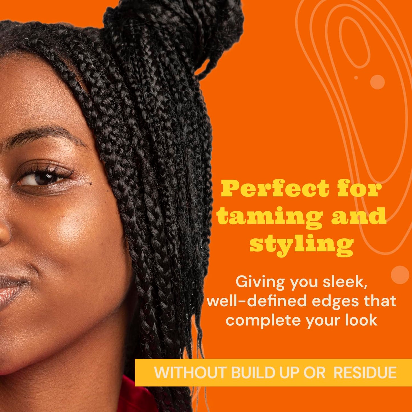 J. AMILA Styling Gel, 16oz - High Hold Loc Gel for Dreads and Braids, Locking, Twisting, and Braiding Hair Gel, Nourishing Vitamin B5 and Aloe Vera