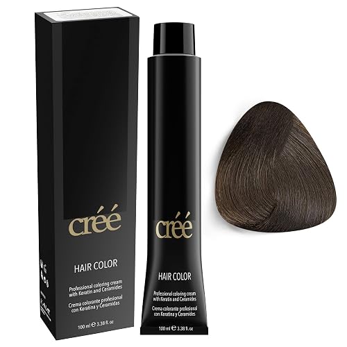 Cree Professional 6.1 - Dark Ash Blond Permanent Hair Color - Long Lasting, Rich Vibrant - Gray Coverage 100ml - 3.4 fl.oz.