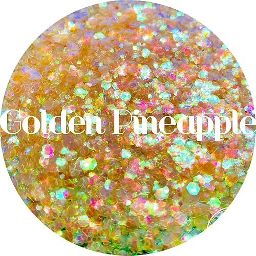 Yellow Polyester Glitter | Craft Glitter | Glitter for Arts & Crafts | Tumblers | Cosmetics | Nails | Epoxy Resin Art | Slime | DIY | Body Glitter | 1