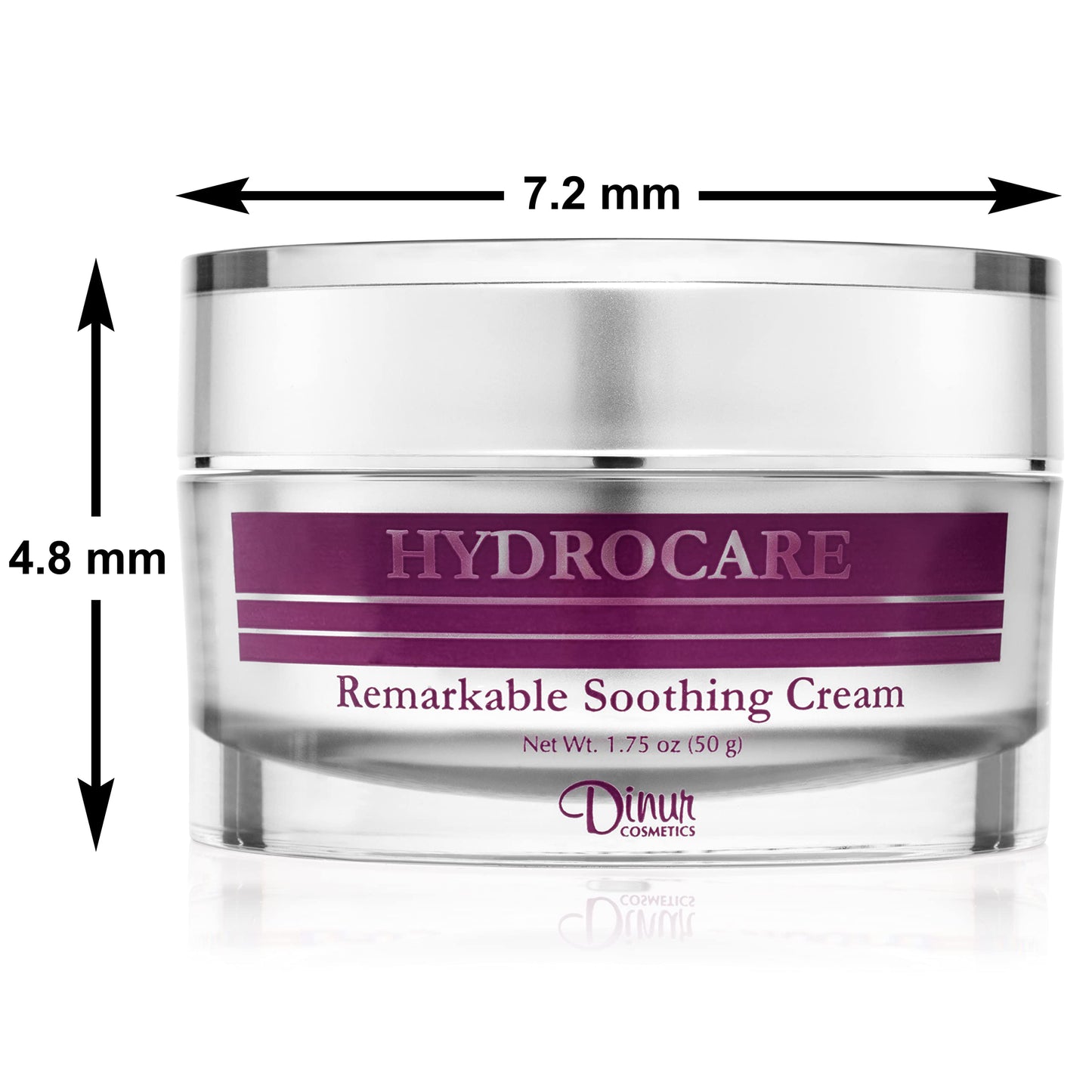 Dinur Cosmetics Hydrocare Remarkable Soothing Cream for Normal/Dry Skin Best for Irritated Skin Soothing & Moisturizing Cream Leave Healthy Glow 1.75