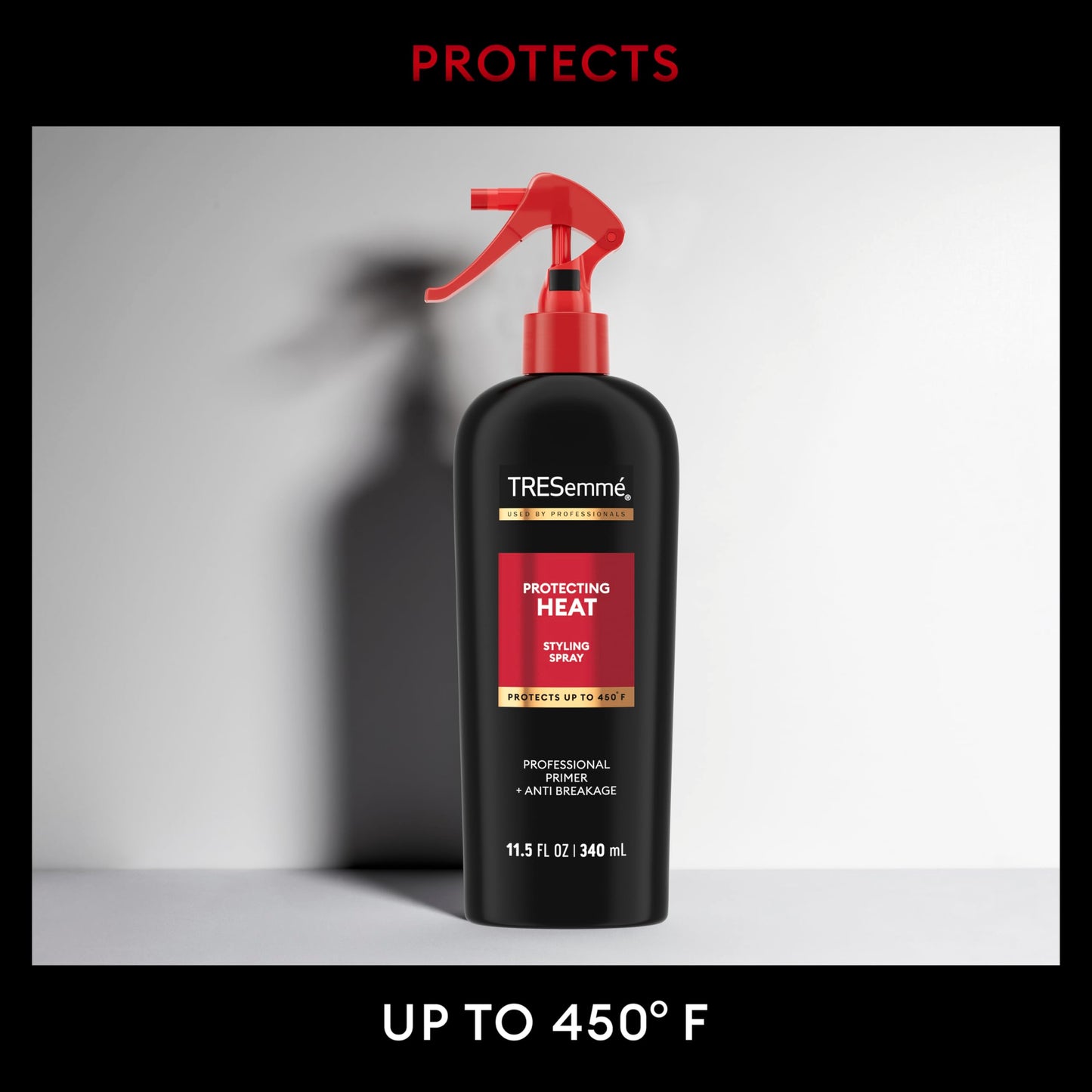 TRESemmé Styling Spray Protecting Heat for Taming Frizz & Reducing Breakage, with Protection up to 450°, 11.5 Fl Oz Beauty and Personal Care TRESemmé