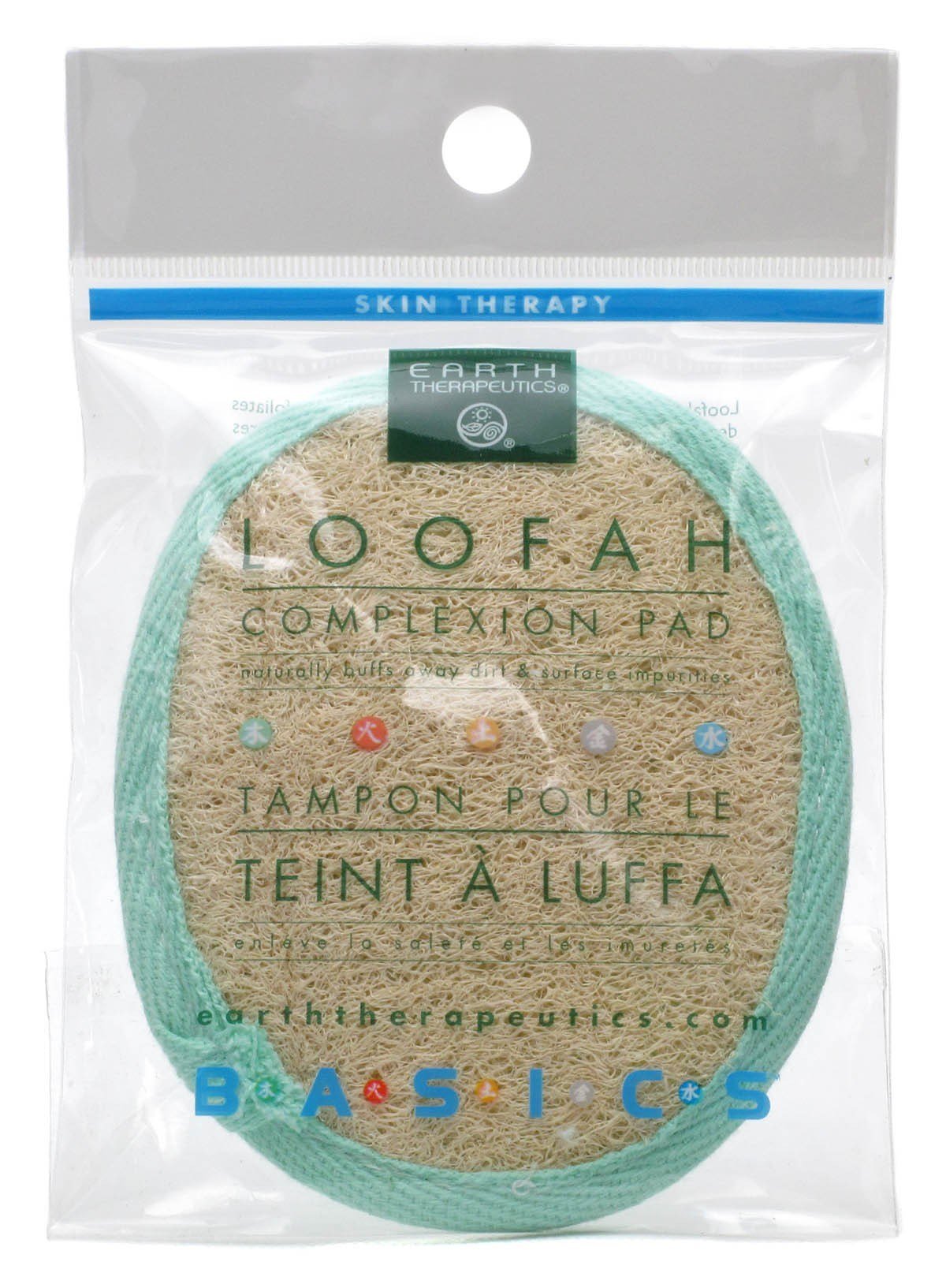 Earth Therapeutics Loofah Complexion Pad - 6 per case.6 Beauty and Personal Care Earth Therapeutics