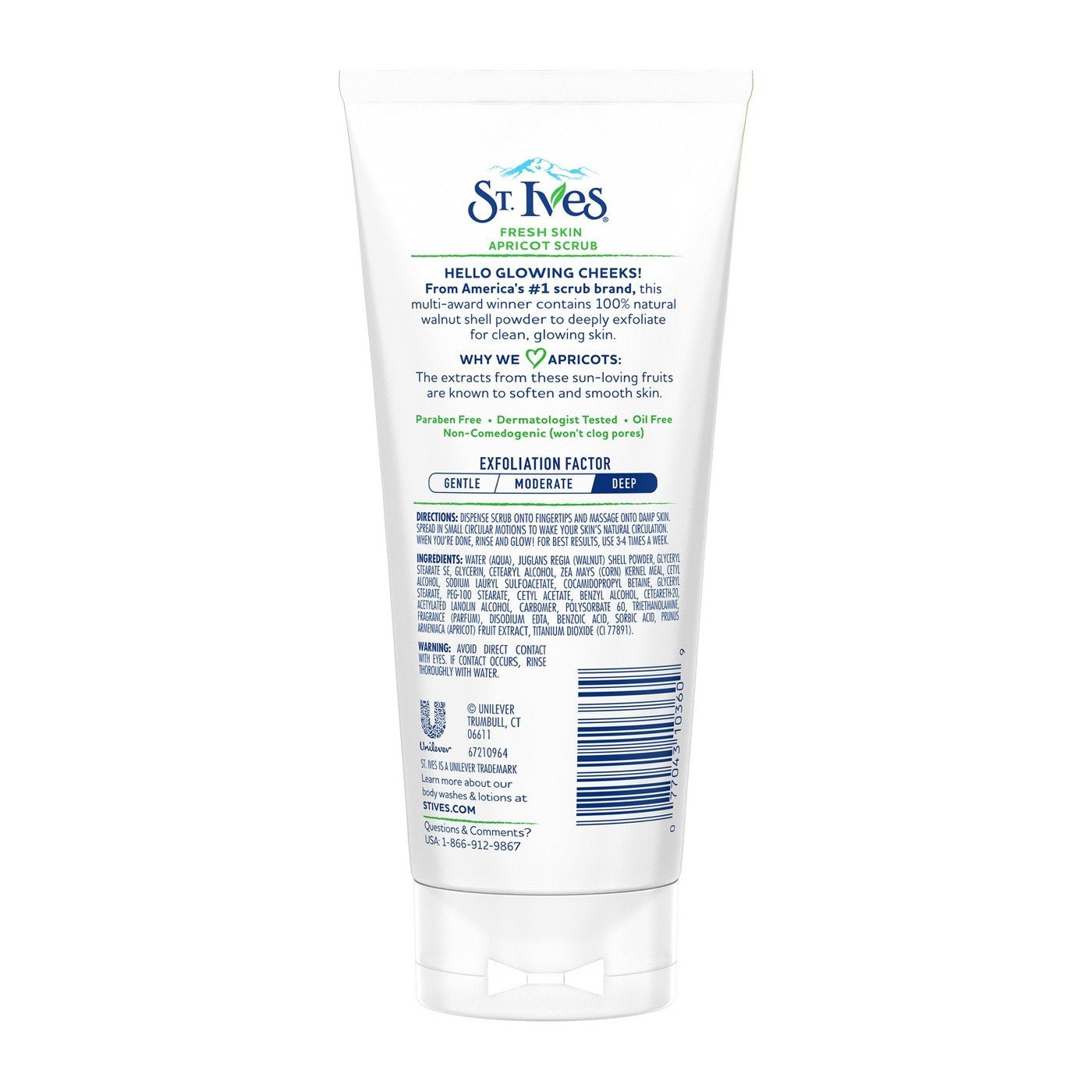 St. Ives Fresh Skin Face Scrub Apricot 6 oz (Parallel Import)