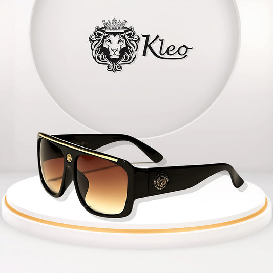 KLEO Flat Top Hip Hop Rapper Retro Aviator Sunglasses