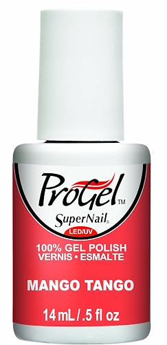 Supernail Progel Nail Lacquer, Mango Tango, 0.5 Fluid Ounce Beauty & Personal Care SuperNail