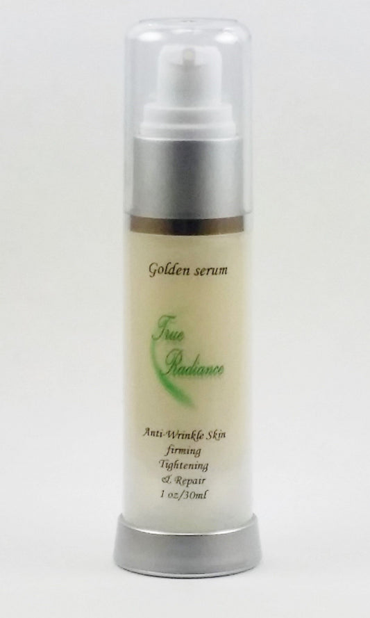 GOLDEN SERUM for Skin tightening, firming and sagging 20% Argireline, DMAE, APT (Red marine Algae), Pepha tight, Hyaluronic acid, Vitamin A (Retinol) Beauty & Personal Care True Radiance