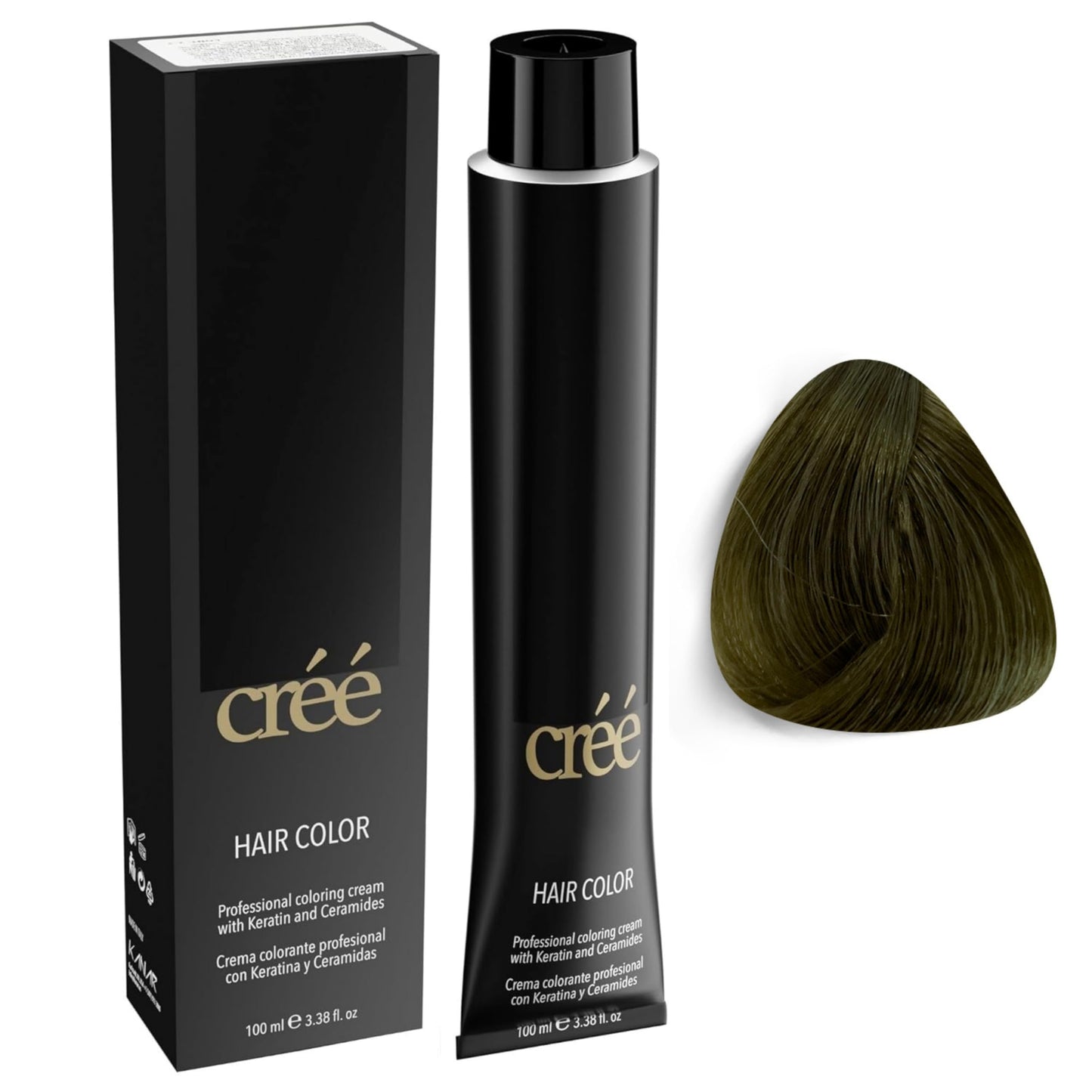 Cree Professional 8.17 - Mat Light Blond Permanent Hair Color - Long Lasting, Rich Vibrant - Gray Coverage 100ml - 3.4 fl.oz.