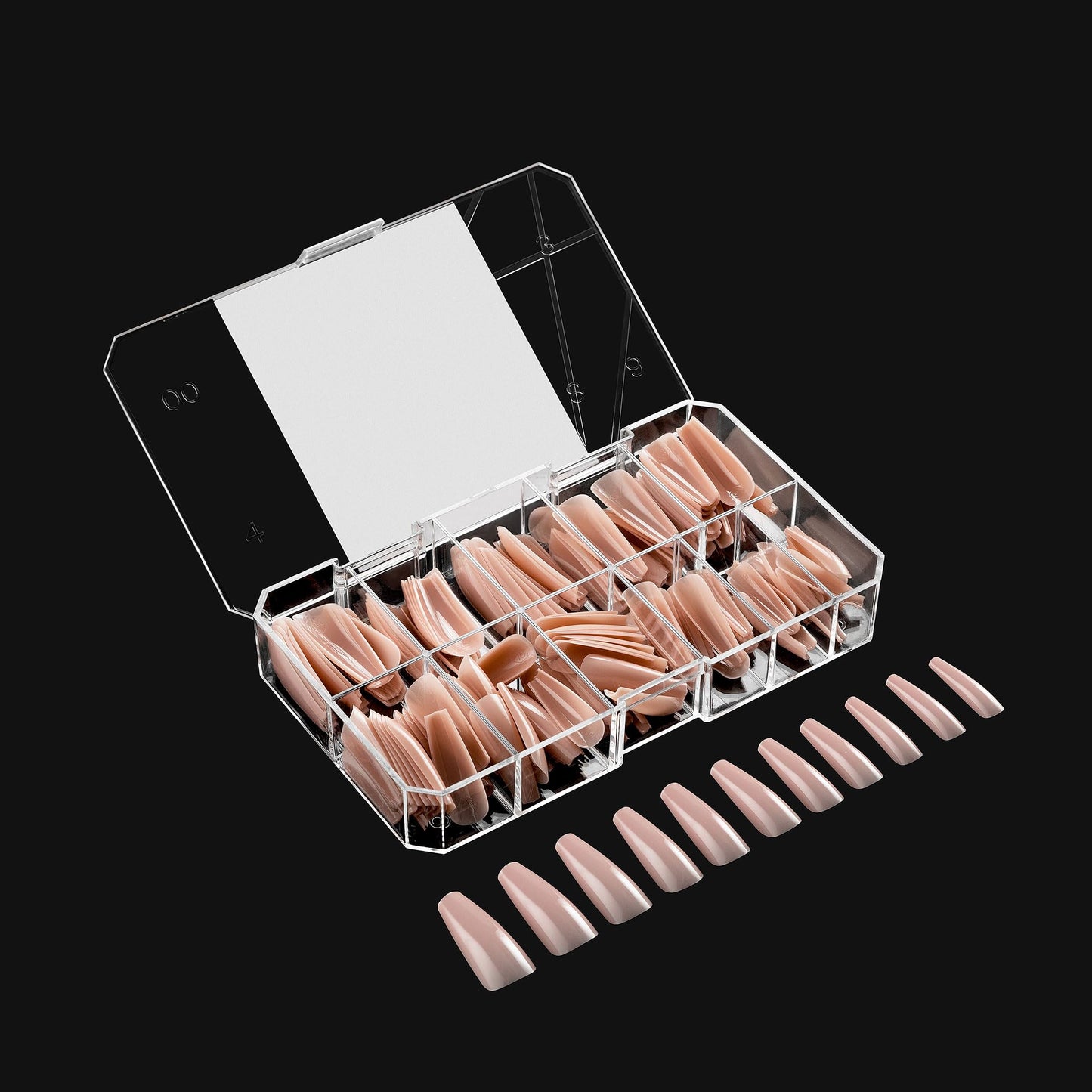 Apres Neutrals Gel-X Maisie Box Of Press On Nails, 11 Sizes 00-9, Soft Gel Nail Tip Box (150pcs) (Sculpted Coffin Long, 150pcs) Beauty & Personal Care APRÉS