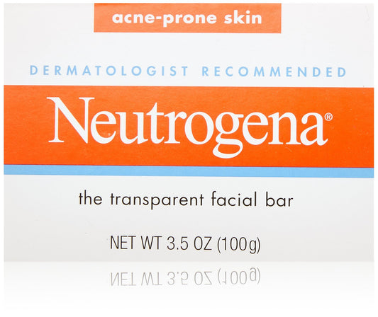 Neutrogena Transparent Facial Bars, Acne-Prone Skin Formula, 3.5 Ounce (Pack of 8) Beauty & Personal Care Neutrogena