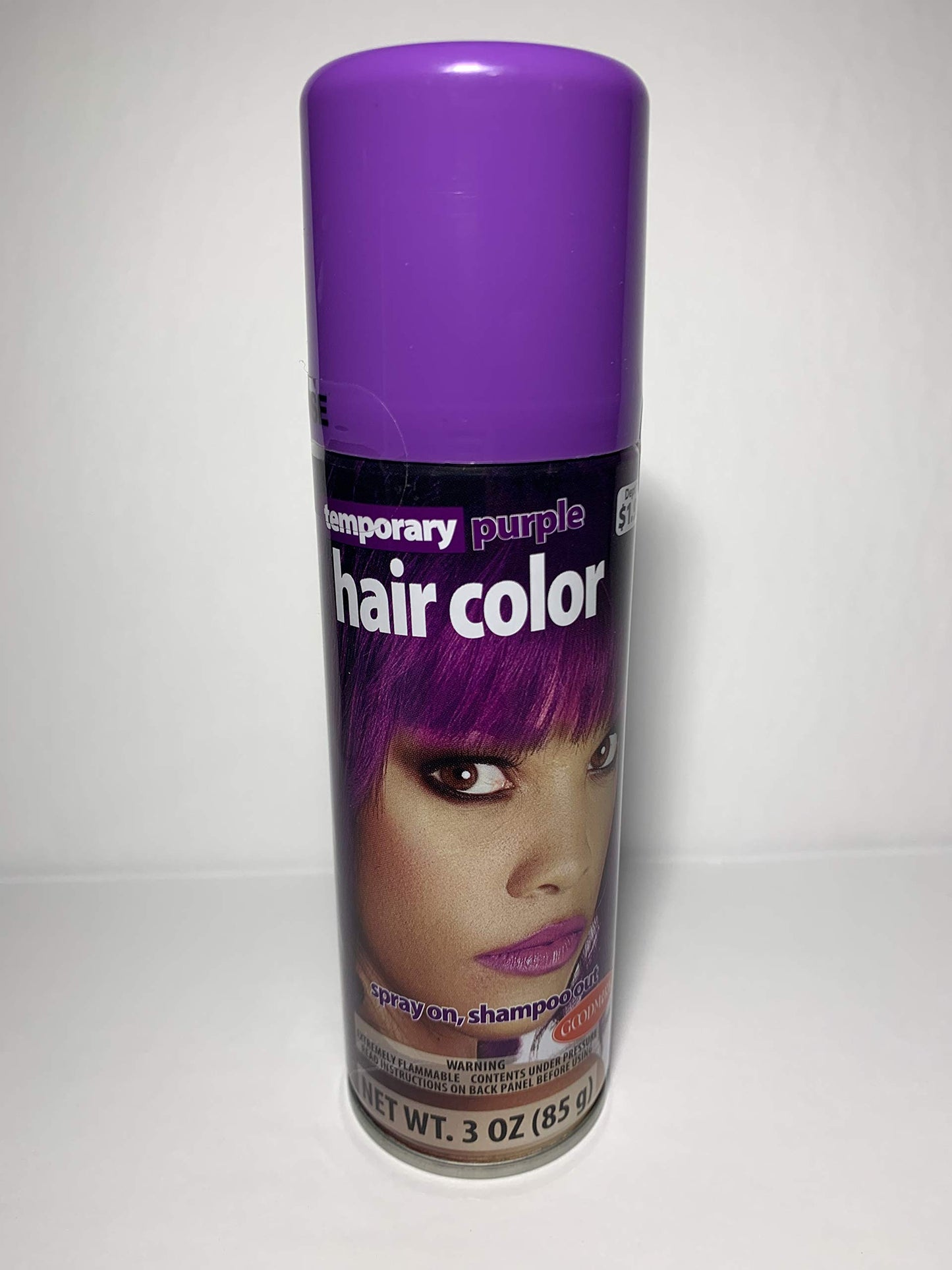 Easy to use Temporary Hair Color - Spray On, Shampoo Out (Purple)