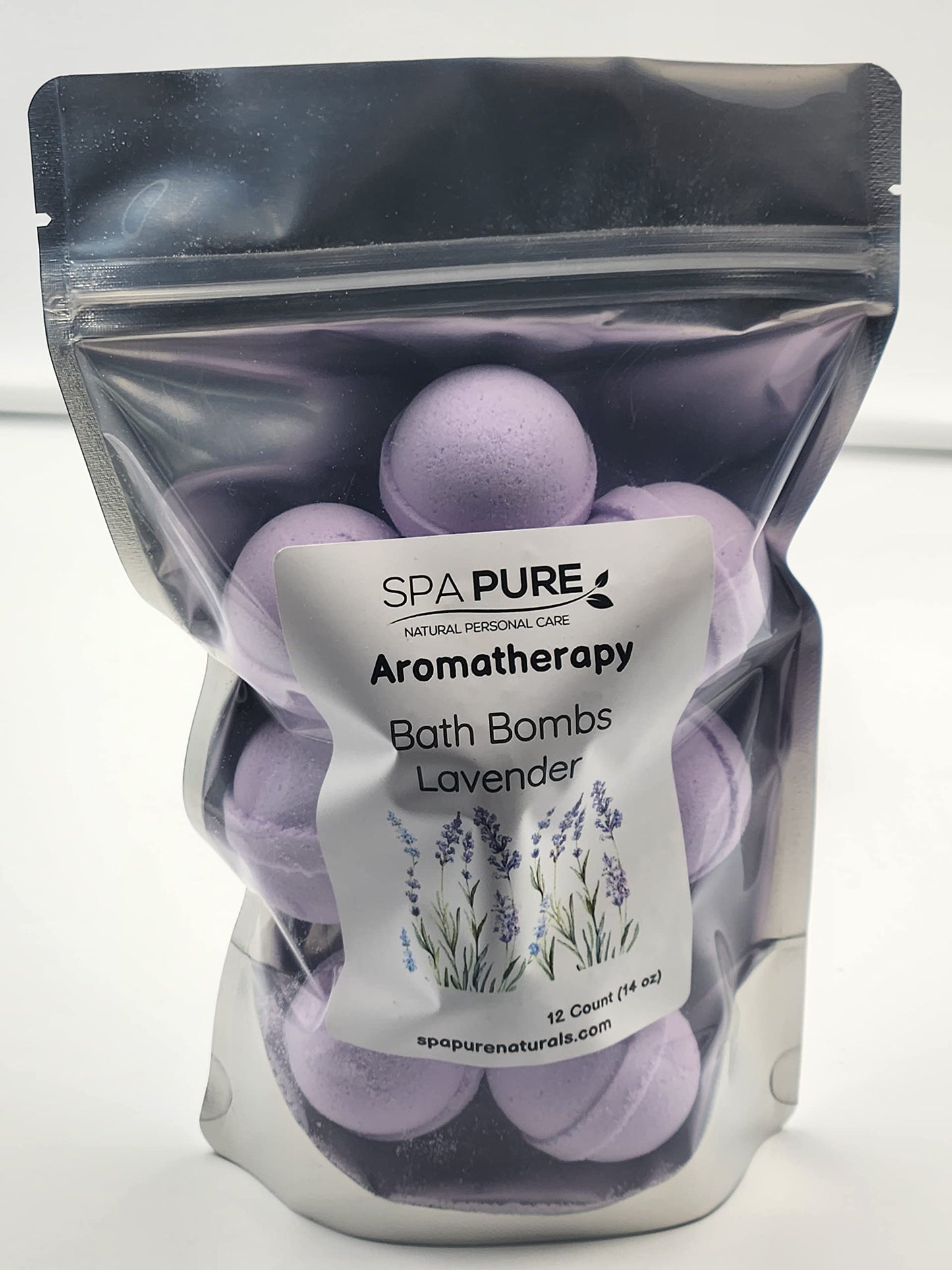 Essential Oil Bath Bombs - USA Made with Coconut Milk & Shea Butter - for a Luxurious at Home Spa Bath (12 Count) Pack of 1 (Lavender)