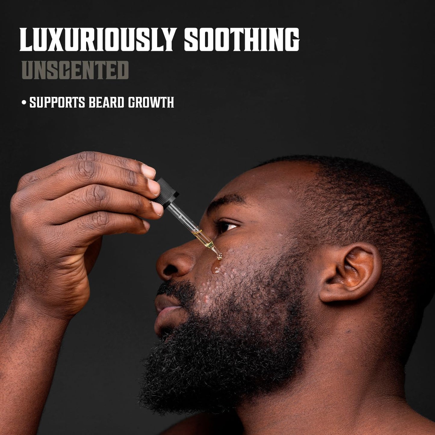 Viking Revolution Unscented Beard Oil for Men - Natural Mens Beard Oil with Argan Oil and Jojoba Oil - Beard Softener, Strengthens and Moisturizes