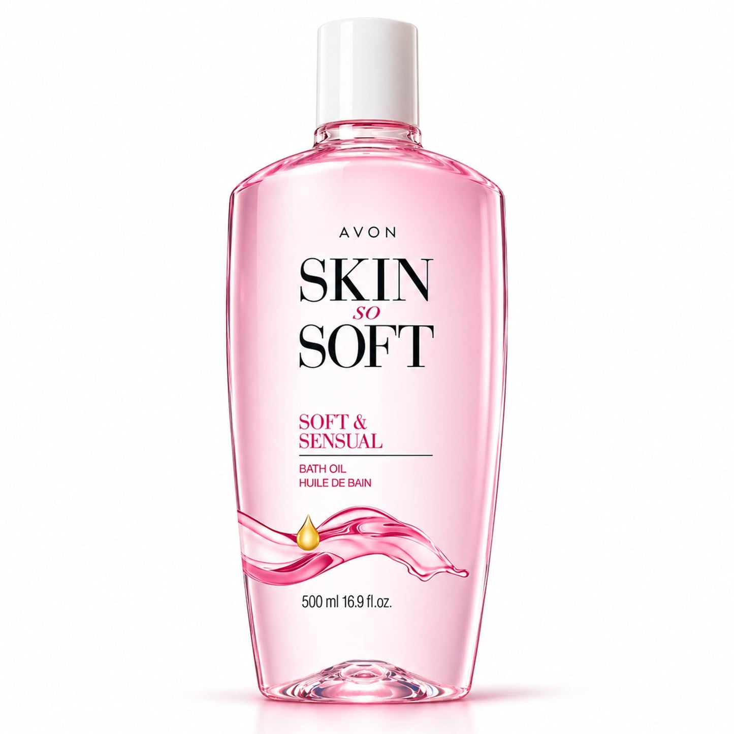AVON Skin So Soft Soft & Sensual Bath Oil with Argan- Moisturizing Shower Oil for Dry Skin - Hydrating in & After-Shower Care for Women & Men -Non Beauty and Personal Care AVON