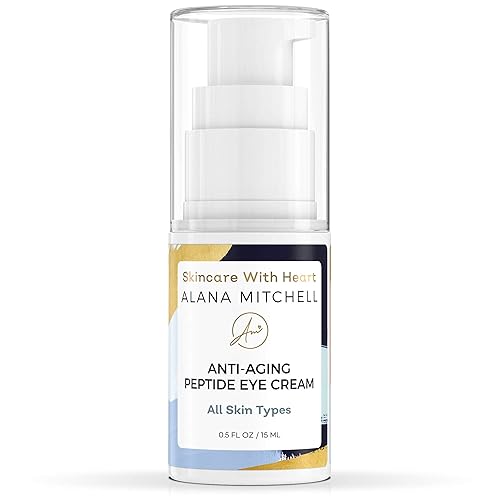 Anti-Aging Peptide Under Eye Cream - Peptide Eye Cream for Hydrated & Firm Skin - Under Eye Cream for Dark Circles and Puffiness - Anti Aging Eye