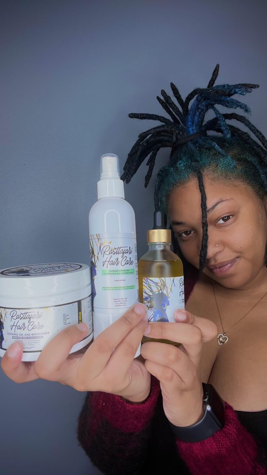 Rastta Locs Locking Gel and Moisturizer with Avocado Oil for Dreadlocks - 8oz