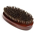 Diane Premium 100% Boar Bristle Military Wave Brush for Men and Barbers - Medium Bristles for Thick Coarse Hair - Use for Detangling, Smoothing, Wave