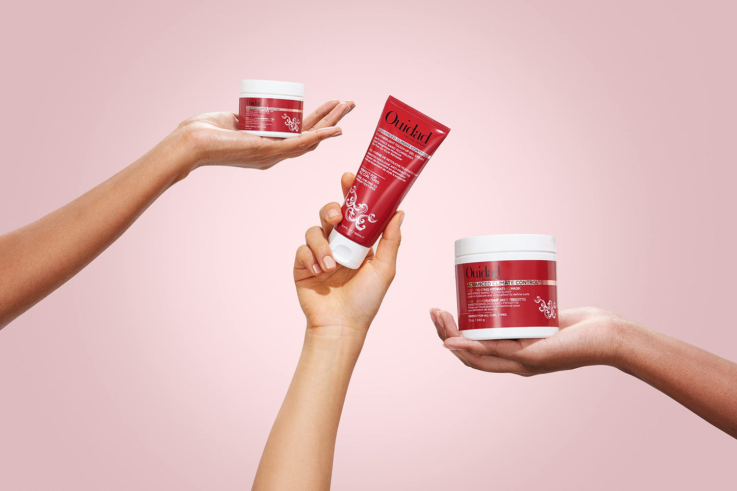 Ouidad Advanced Climate Control Touch-Up Hair Balm - 2 oz, Curl Refresher, Anti-Frizz Nano Technology, Redefine Curls & Help Prevent Breakage, Ideal