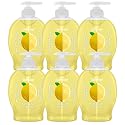 Softsoap Liquid Hand Soap with Pump, Limited Edition Summer Scents, 6.25 Fl Oz, 6 Pack (Lemon)