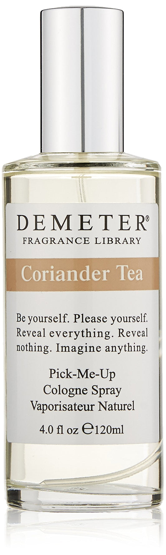 Demeter Unisex Cologne Spray, Coriander Tea, 4 Ounce