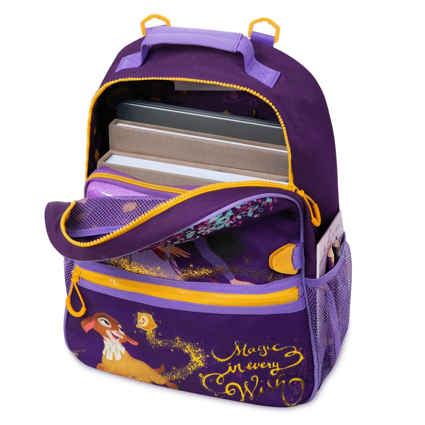 Disney Store Official Wish Toddler Unisex Backpack | Kindergarten Elementary Kids Backpack | Medium (16" tall) - Purple