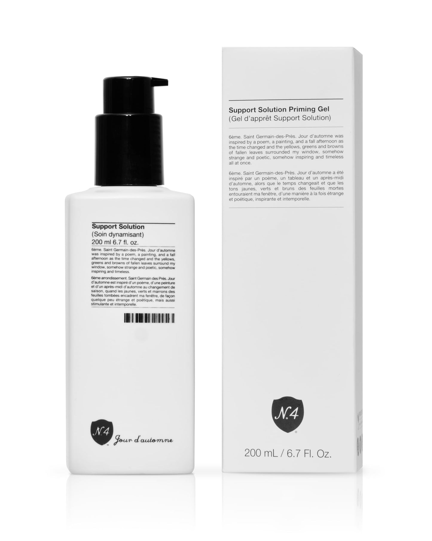 Number 4 Hair Gel for Men and Women, Hair Styling Products, Support Solution Priming Gel, 6.7 oz