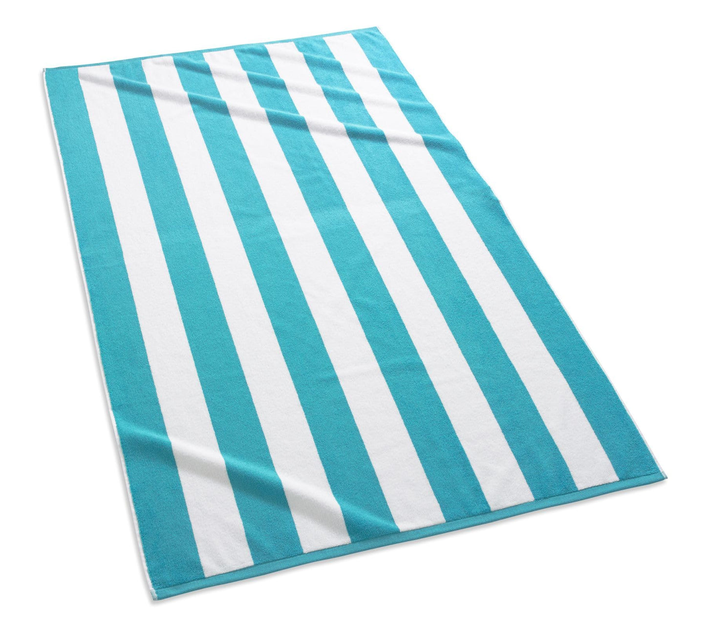 Cabana Stripe Beach Towel - Aqua