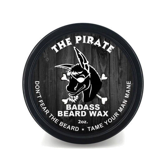 Badass Beard Care Beard Wax For Men - The Pirate, 2 oz - Softens Beard Hair, Leaves Your Beard Looking and Feeling More Dense Beauty and Personal Care Badass Beard Care