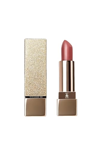 VivienneHu Goldsand Shine Lipstick | Long Lasting Lipstick for Women with Intense Color & Moisture - CaramelGlow
