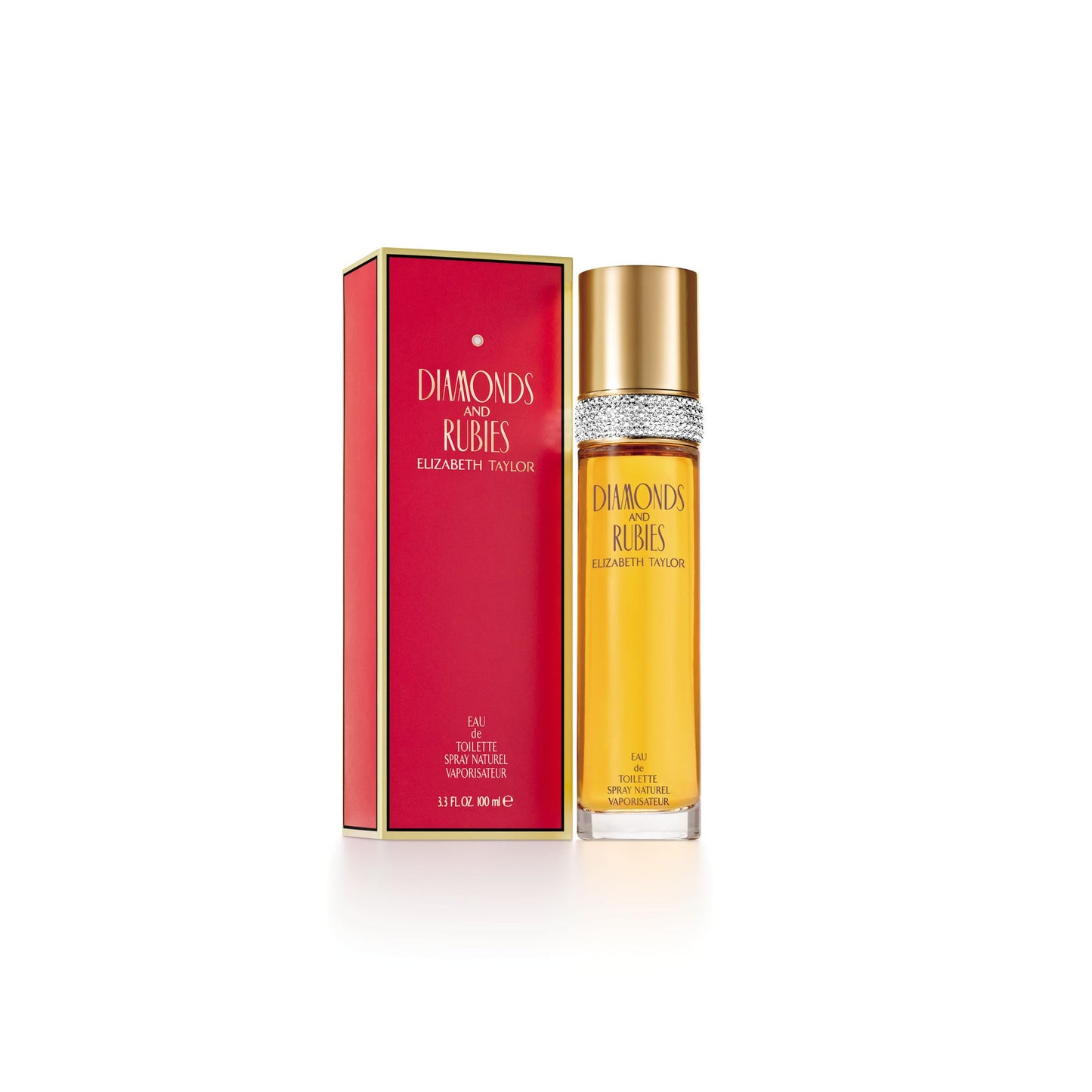 Elizabeth Taylor Women's Perfume, Diamonds and Rubies, Eau De Toilette EDT Spray, 3.3 Fl Oz